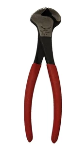 Alicates de extremo Crescent 7” 72-7 asas de goma rojas hechas en EE. UU. - Imagen 1 de 7