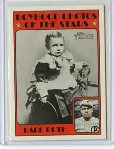 2021 Topps Heritage Babe Ruth New York Yankees #72TBPS6 💥💥🎆 Mint - Picture 1 of 2
