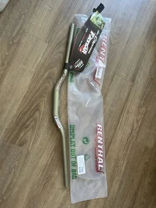 Renthal Fatbar Handlebar 40mm Rise 800mm Width 35mm Clamp M159-01-AG Gold - Picture 1 of 11