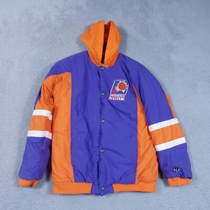 Vintage Phoenix Suns Jacket XL 18-20 Purple Orange Team Athletics Fashion Rite - Picture 1 of 11