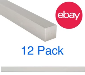 Questech 12 Dekor Fliesenborte 3/4 x 12" Linear Bleistift Fliesenkante Borte Grau Matt - Bild 1 von 8