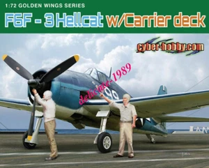 DRAGON 5117 1/72 F6F-3 Hellcat w/Flight Deck - Picture 1 of 1