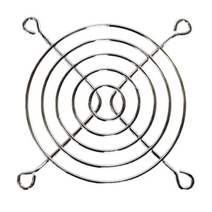 Lüftergitter für 80 x 80mm Lüfter Schutzgitter Metall Abdeckung Fingerschutz - Afbeelding 1 van 2