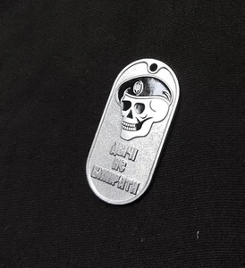 Ukrainian Naval Infantry Soldier Officer Personal Dog Tag Badge New - Picture 1 of 2