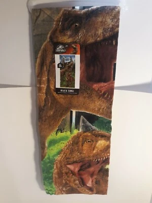 NWT Jurassic World Epic Convos Beach Towel measures 28 x 58 inches - Image 1 of 2