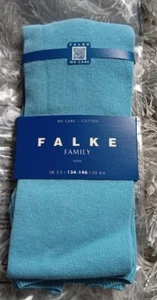 Medias Falke Family Unisex Niños Reino Unido 3-5 Azul Algodón Sostenible Edad 9-12 años - Imagen 1 de 2