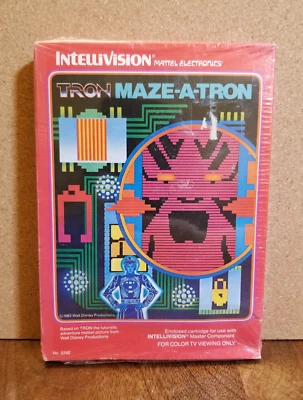 FACTORY SEALED Tron: Maze-A-Tron 1982 INTELLIVISON New - Image 1 of 3