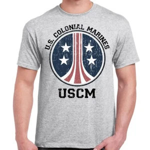 Camiseta con logotipo en dificultades de los marines coloniales de la USCM - Imagen 1 de 1