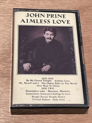 JOHN PRINE - Aimless Love CASSETTE - 1984 - Like New Foto 1 de 4