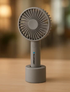 Blaupunkt Rechargeable Handheld Fan – Slate Grey - Portable ~ NEW & BOXED - Picture 1 of 4