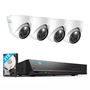 Reolink RLK8-1200D4 4XIP PoE Cámaras de Seguridad 12MP Kit Camaras de Vigilancia - Picture 1 of 11
