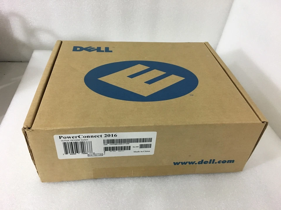 Brand New DELL POWERCONNECT 2016 10/100 ETHERNET SWITCH   - Image 1 of 1