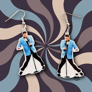 Orecchini pendenti a dondolo Elvis Presley - Foto 1 di 8