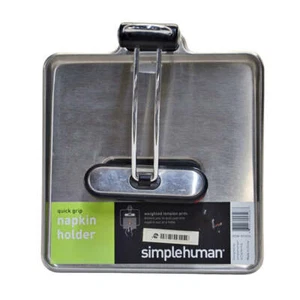 Simplehuman Quick Grip Napkin Holder Stainless Steel - Picture 1 of 7