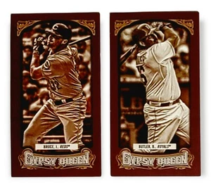 (2) 2014 Gypsy Queen MINI SEPIA SP /50 Lot (JAY BRUCE #31 & BILLY BUTLER #23) - Picture 1 of 4