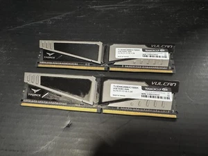 Team Group Vulcan 8GB DDR4 2666 2x4GB TLGD44G2666HC15BBK - Picture 1 of 2