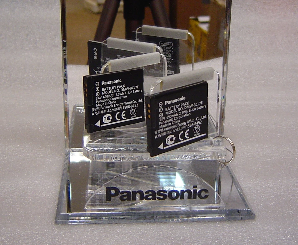 X2 Genuine Panasonic Dmw-bcl7 Lithium Ion Battery Stock