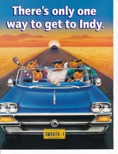 1994 Joe Camel 4 page Folder Ad / 1958 Ford Convertible - NASCAR Smokin' Joe - Bild 1 von 1