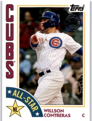 WILLSON CONTRERAS 2019 Topps 1984 Anniversary #84AS-WC Chicago Cubs - Image 1 of 2