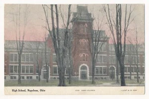 Escuela secundaria, Napoleón, Ohio ca.1910 - Imagen 1 de 2
