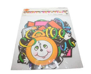 VTG Beistle Happy New Year 6 Ft Jointed Streamer 1982 Party Decoration NOS 22214 - Picture 1 of 2