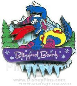 Disney pin 00080 Blizzard Beach Gator Artist Proof LE Only 25 made AP - Picture 1 of 1