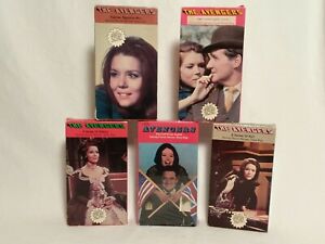 Lot of 5 Avengers VHS Tapes, Classic 1960s British TV, Diana Rigg Patrick Macnee