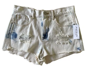 Pacsun/Bullhead Denim Co Jean Shorts Size 27/Size 4 High Rise Cut Off Distressed - Picture 1 of 12