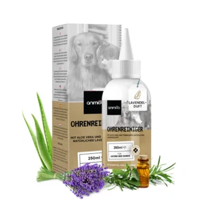 Ohrenreiniger 250ml - für Hund Katze Welpen & Kätzchen - Ohrenschmalzentfernung - Bild 1 von 9