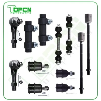 Brand Front Suspension Kit Tie Rod End 12Pcs For 1991-1996 Dodge Dakota 2WD RWD Foto 1 de 4