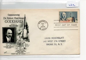 Estados Unidos - Primer día/cubierta de recuerdo - (262) 1964 - Robt.. Hutchings Goddard - Imagen 1 de 1
