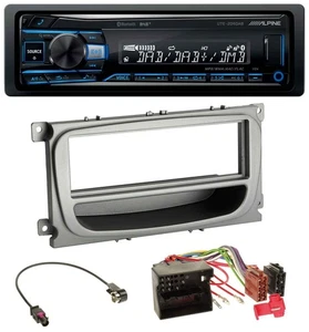 Alpine USB Bluetooth DAB MP3 Autoradio für Ford Focus Galaxy C-Max ab 2007 silbe - Bild 1 von 10