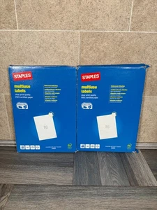 X2 STAPLES A4 Multipurpose Labels 100 sheets- 1 Label per Sheet Avery comp 3478 - Picture 1 of 7