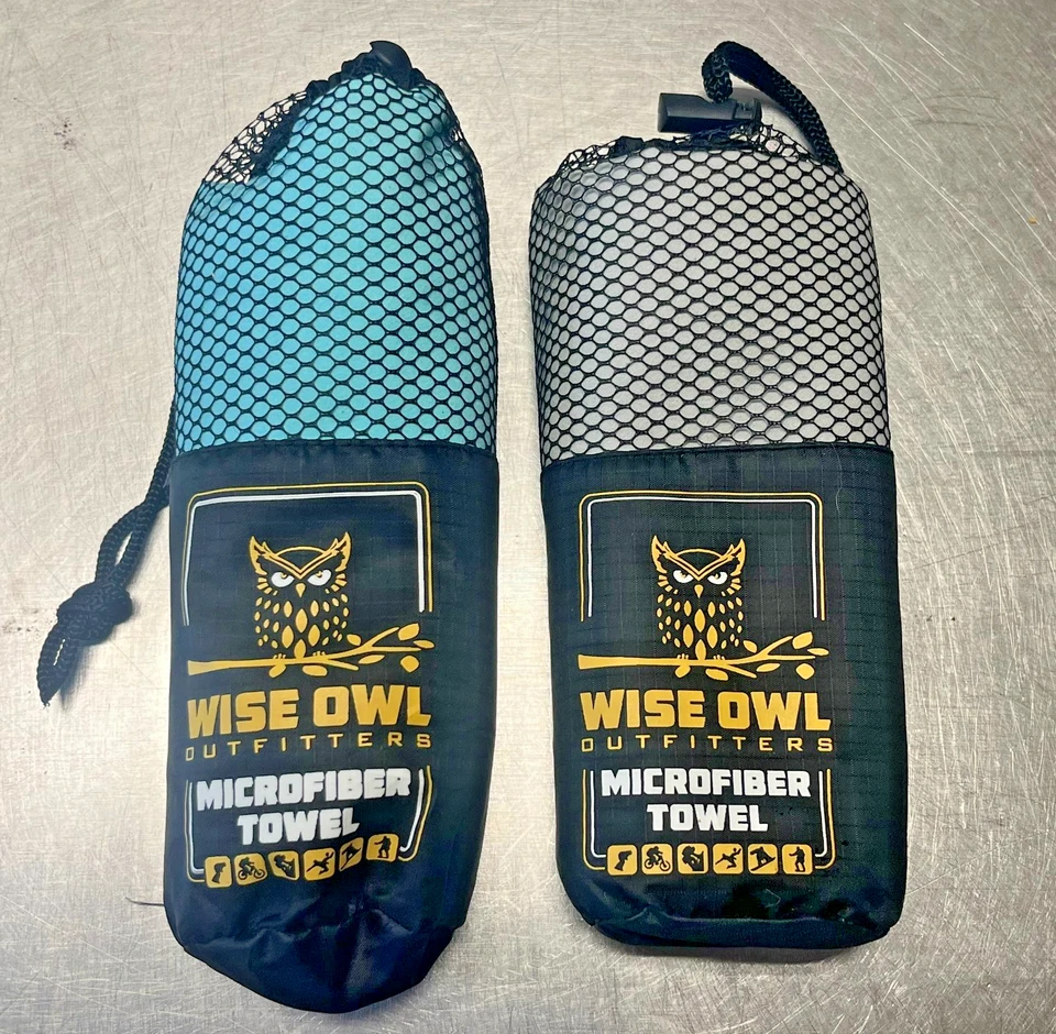 Wise Owl Outfitters Ligero Secado Rápido Camping, Gimnasio, Navegación - Lote de 2 Foto 1 de 1