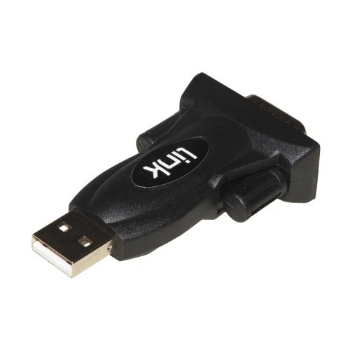 14277791 LINK ADATTATORE DA PC USB2.0 A PORTA SERIALE RS232 9PIN 0.8MT