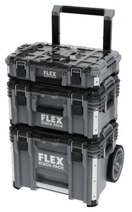 Flex Stack Pack Sistema de Almacenamiento de Herramientas de 3 piezas TK-L SP SET-1 Kit de Estuche de Transporte 531461 - Imagen 1 de 16