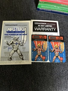 Masters of the Universe Power of He-Man Intellivision istruzioni e sovrapposizioni - Foto 1 di 2
