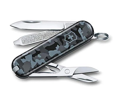 Victorinox Classic SD Swiss Army Knife  Compact  7 Functions  Swiss Made Pocket - Image 1 of 4