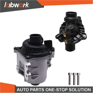 Labwork Water Pump W/ Thermostat For BMW E60 E82 335i 535i X1 X3 11537549476 - Picture 1 of 15