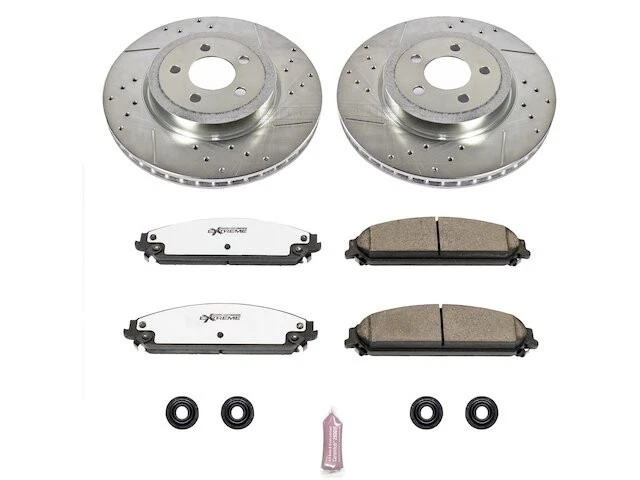 Kit de pastillas de freno delanteras y rotor para Dodge Magnum 2005-2008 2006 2007 MP646SZ Foto 1 de 1