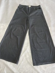 Alice + Olivia Harper Mr Super Baggy Jeans Damen Waschung Schwarz - Bild 1 von 18