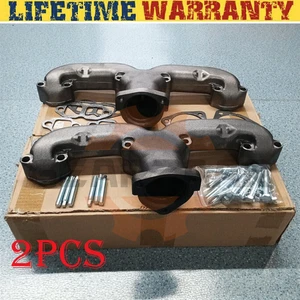 (2) Smoothie Rams Horn Exhaust Manifolds Small Block Fits Chevy SBC 283 305 350 - Picture 1 of 22