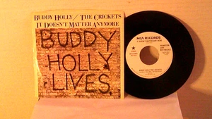 Buddy Holly & The Crickets,MCA,"It Doesn't Matter Anymore"US,7"45 w P/S,PROMO,M - Picture 1 of 3