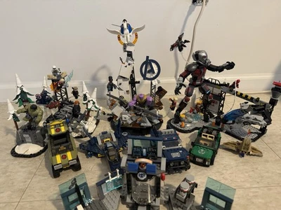 LEGO Avengers Set Lote, Minifiguras - Avengers Assemble, Aeropuerto de la Guerra Civil, Endgame Foto 1 de 4