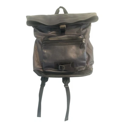 Coach Black Terrain Explorer Pack | Nylon & Leather Rolltop Backpack | NWOT - Image 1 of 4