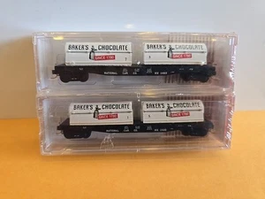 N Scale Micro Trains 3d in Series The Dairy Express 2-Pack Bakers Chocolate - Picture 1 of 7