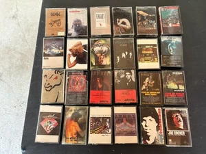Vintage Cassette Tape Lot Classic Rock LOU REED AC/DC STYX VAN HALEN REO HAGAR.. - Picture 1 of 5