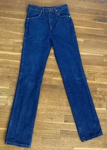 Vintage Wrangler Made In USA Jeans Men’s 26x33 Cowboy Cut Cotton Denim 936DEN - Picture 1 of 12