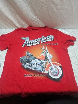 Camiseta American Heritage Born To Ride Foto 1 de 3