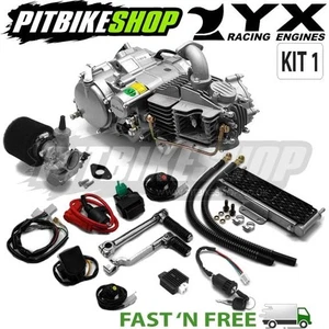 YX150 Pit Bike Engine 4-Stroke Electric Kick Start Race Flywheel Oil Cooler Dirt - Picture 1 of 1